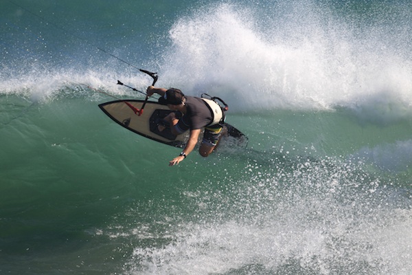 Stevenson's legendary waterman Jim Hunt applying his Jason Slezak backside technique to this inside lip floater at last years LF camp!